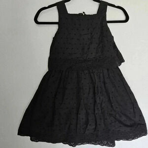 Crewcuts black Eyelet‎ dress